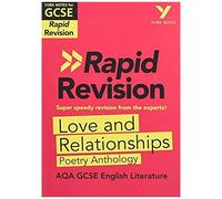 York Notes Rapid Aqa Gcse (Revision Guide) Love And Relationships Poetry Anthology - For 2025, 2026 Exams