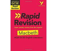 York Notes Rapid Aqa Gcse (Revision Guide) Macbeth - For 2026, 2027 Exams