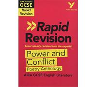 York Notes RAPID AQA GCSE (Revision Guide) Power and Conflict Poetry Anthology - for 2026, 2027 exams