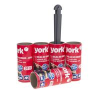 York Rouleau Anti-Peluches pour vêtements, Chaque Rouleau Dispose de 20 Feuilles (Rouleaux de vêtements avec 4 Cartouches York)