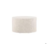 York table basse Ø80 cm beige.