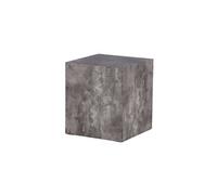 Table d'Appoint Imitation Marbre "York" 45cm Gris Foncé