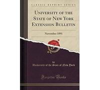 York, U: University Of The State Of New York Extension Bulle