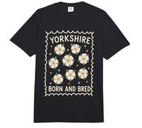 Yorkshire Born and Bred Roses Blanches Comfort Colors Adult Heavyweight T-Shirt