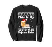 Yorkshire Dog Funny Xmas This is My Christmas Pajama Sweatshirt
