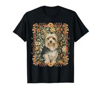Yorkshire ou Silky William Morris Style Terrier T-Shirt