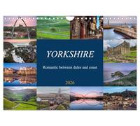 Yorkshire - Romantic between dales and coast (Wall Calendar 2026 DIN A4 landscape), CALVENDO 12 Month Wall Calendar: Between sheep and high moors to ... and smugglers: Yorkshire in Northern England