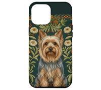 Yorkshire Silkie Terrier à Motif Floral William Morris Coque pour iPhone 12 Pro Max