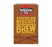 Yorkshire Tea - Brew de Biscuit Caramélisé - Thé Noir Aromatisé - Mélange à Saveur de Biscuit, Certifié Rainforest Alliance - 4 x 40 Sacs de Thé