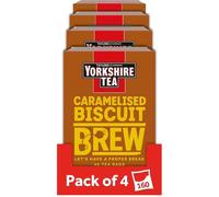Yorkshire Tea - Caramelised Biscuit Brew Paquet - 160 Sachets (Paquet de 4)