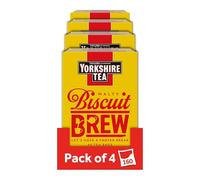 Yorkshire Tea - Malty Biscuit Brew - Thé Noir Aromatisé - Mélange au Goût de Biscuit Malté, Certifié Rainforest Alliance - 4 x 40 Sachets de Thé