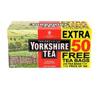Yorkshire Tea Original Red Label 210 sachets de thé 656g - Bonne infusion pour un bon matin, 100% thé de haute qualité pour vos nobles désirs. Art of Blending - 130 ans.