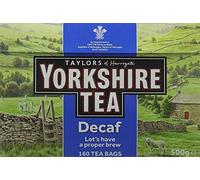 Yorkshire Tea Sachets de thé décaféiné Yorkshire, paquet de 160