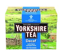 Yorkshire Tea - Thé Noir Décaféiné - Mélange Plein de Saveurs Sans Caféine, Goût Traditionnel, Infusion Forte et Rafraîchissante - 160 Sachets de Thé