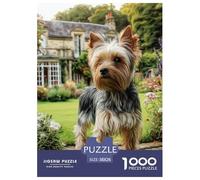 Yorkshire Terrier 1000 Pièces Cute Chien Puzzle en Papier Qualité Supérieure Décoration Moderne Adultes Et Adolescents Dès 14 Ans 38x26cm/1000pcs