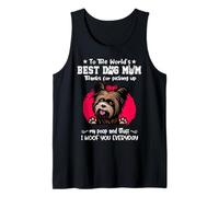 Yorkshire Terrier Best Dog Mom Dogs Lovers Funny Mothers Day Débardeur