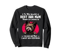 Yorkshire Terrier Best Dog Mom Dogs Lovers Funny Mothers Day Sweatshirt