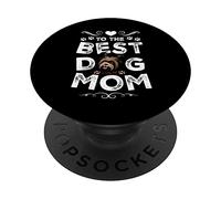Yorkshire Terrier Best Dog Mom Dogs Lovers Mothers Day PopSockets PopGrip Adhésif