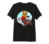 Yorkshire Terrier Biker VTT Terrier T-Shirt Haut de Gamme