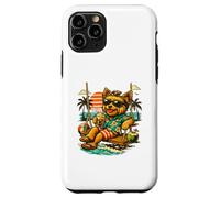 Yorkshire Terrier Buvant du café glacé sur Une balançoire drôle DIGOR Coque pour iPhone 11 Pro