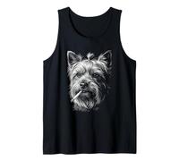 Yorkshire Terrier Cigarette Vintage Yorkshire Blague Meme Débardeur