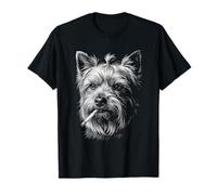 Yorkshire Terrier Cigarette Vintage Yorkshire Blague Meme T-Shirt