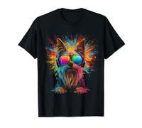 Yorkshire Terrier Dog Lover Lunettes de Soleil Motif Casque T-Shirt