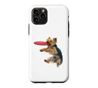 Yorkshire Terrier Fetch Frisbee Attraper Les Amoureux des Chiens Coque pour iPhone 11 Pro