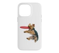 Yorkshire Terrier Fetch Frisbee Attraper Les Amoureux des Chiens Coque pour iPhone 14 Pro Max