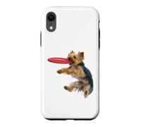 Yorkshire Terrier Fetch Frisbee Attraper Les Amoureux des Chiens Coque pour iPhone XR