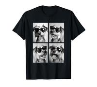 Yorkshire Terrier in Hearts Lunettes de Soleil drôles Saint-Valentin T-Shirt