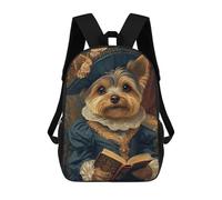 Yorkshire Terrier in Royal Attire Yorkshire Terrier Renaissance Sacs À Dos Pour Enfants, Sac À Dos Scolaire, Sac À Dos Imprimé En 3D Pour Enfants, Sac À Dos De Voyage, Sac À Livres, Sac D'école Pour
