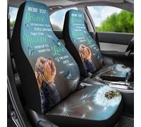 Yorkshire Terrier Quand Vous Croyez Au-Delà De Ce Que Vos Yeux Peuvent Voir Signes 2 Pièces Housses De Siège De Voiture Avant Machine Housse De Sieges Auto Housse Couverture Couvre Sieges Universel