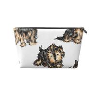 Yorkshire Terrier, Trousse de Toilette Trousse de Maquillage Sac à cosmétiques Trousse de Toilette de Voyage Portable