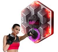 yorraka Machine de Boxe Musicale Adulte - 14 Modes de 16 Vitesse Music Boxing Machine avec Gants de Boxe - Comptage Intelligent et Bluetooth Musicboxing pour Enfants Entraînement à la Maison