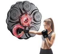 yorraka Machine de Boxe Musicale Adulte - 9 Vitesses Réglables et Comptage Beatpunch Boxe Mural Musique avec Gants de Boxe - Bluetooth Music Boxing Machine pour Enfants Entraînement à la Maison