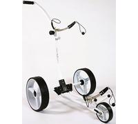 Yorrx Slim Lion Pro5 Plus - Chariot de golf léger et économique en aluminium avec équipement complet (Blanc)