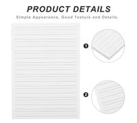 YOSADIER 10 Pièces Cahier D'écriture Anglais pour Garçon et Filles Papier Blanc à Lignes Pointillées Double Face, 10 Cahiers 500 Pages pour Devoirs et Activités Scolaires