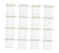 YOSADIER 100 pièces Organza Cordon Petit Pochon Beige Pochettes Bijoux Fête Mariage Bonbons Pochette Cadeau