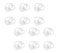 YOSADIER 12 pièces Pince Collier Serrage Silicone pour Tube Flexible Contrôle Précis Du Débit Pince Arrêt Tuyau Petit Format Clips Résistants pour Siphon Vin et Usage Domestique