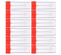 YOSADIER 12 pièces Tubes de Prélèvement avec Bouchon Vis Récipients Jetables pour Collecte et Analyse Échantillons Kit de Stockage et Test d'Échantillons Fécaux