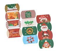 YOSADIER 12pièces Boîtes à Bonbons De Noël De Boîtes Décoratives à Thème Festif Pour Fêtes Pour Offrir Des Et Gourmandises