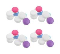 YOSADIER 16 Pièces Étui pour Lentilles de Contact Portable en Plastique avec Double Compartiment Antidérapant Design Compact pour Voyages et Déplacements Professionnels
