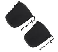 YOSADIER 2 pièces Souple pour Objectif Appareil Photo DSLR Protection Flexible Antichoc avec Crochet pour Ceinture Étui Résistant à Eau et Aux Chocs Facile à Transporter et Ajustable Lot