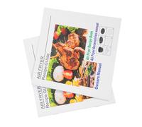 YOSADIER 2 Pièces Step By Step English Recipes For Beginners Quick Lowfat Vegetarian Meals Easy Reference For Family Parties And Everyday Cooking