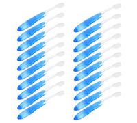 YOSADIER 20 Pièces Dents Pliable de Voyage Dents Souples pour Usage Extérieur Durable Couleur Profond