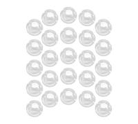 YOSADIER 25 Pièces Butées de Chaîne à Billes Transparentes en Pom pour Stores et Rideaux, Limiteur de Chaîne 4,5mm, Maintient Propre et Empêche Le Détachement
