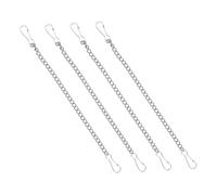 YOSADIER 4 Pièces Chaînes Suspendues pour Plantes Lot de Cintres Robustes pour Jardinières Paniers et Nourrisseurs Oiseaux Installation Facile