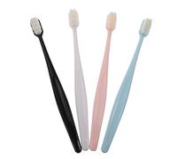 YOSADIER 4 Pièces Dents Douce pour Garçon Fille Adultes de Brossettes Ultra Fines pour Prendre de Bucco Enceintes Voyages