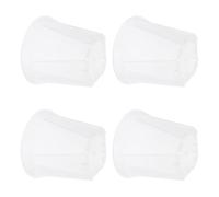YOSADIER 4 Pièces Pot de Semis Rond Transparent avec Trous de Drainage en Plastique PP Favorisant Le Développement Sain des Racines pour Plantes Potagères en Extérieur ou Balcon